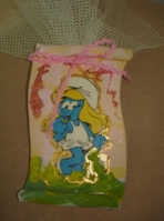 Η στρουμφίτα σε καδράκι πάπυρο