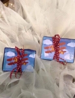 Αερπλάνα ρετρό σε σαπουνάκι λαδιού